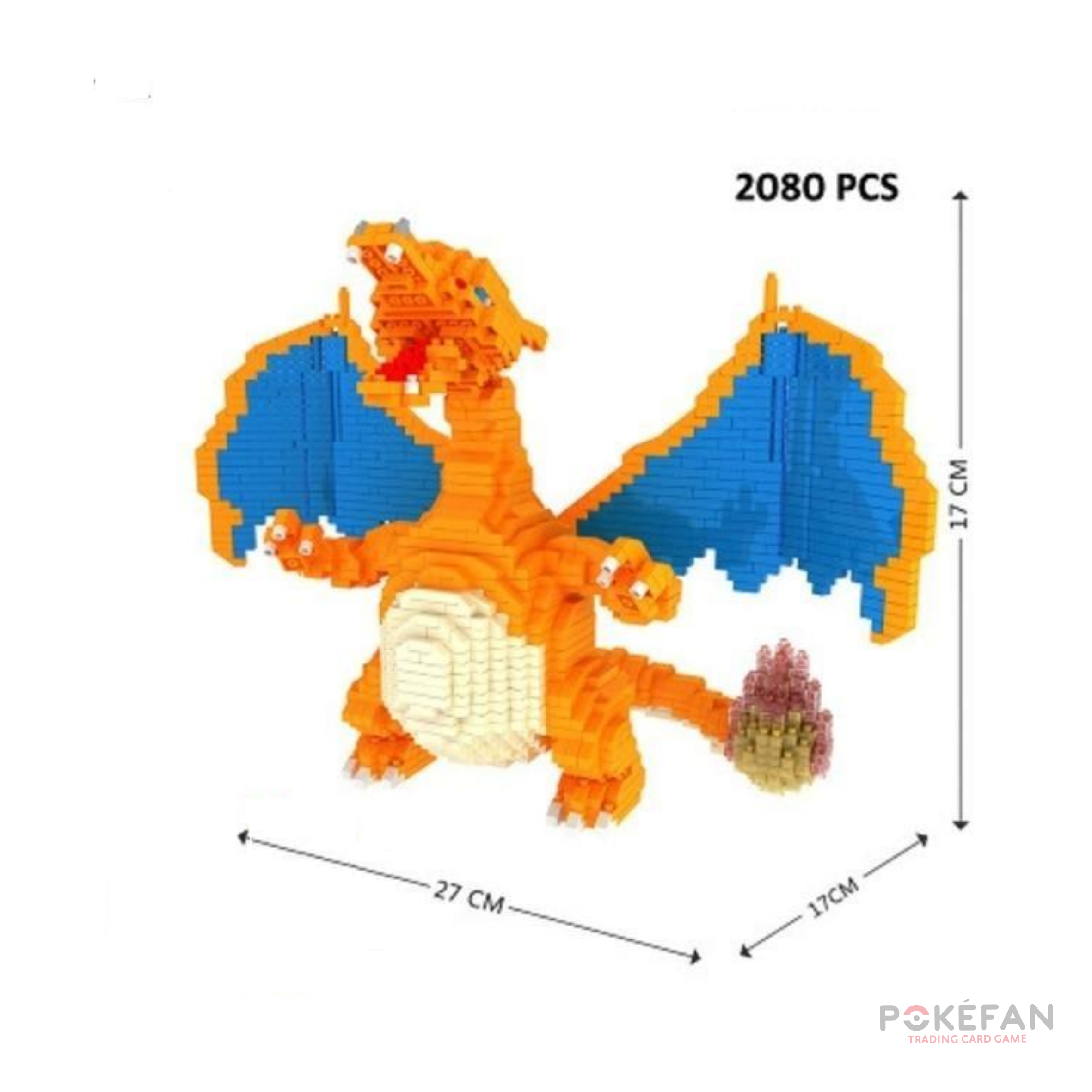 Pokemon Nanoblocks Mini Block Charizard (no box)
